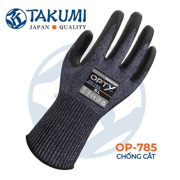 Găng Tay Chống Cắt Wonder Grip Opty OP-785 phủ PU