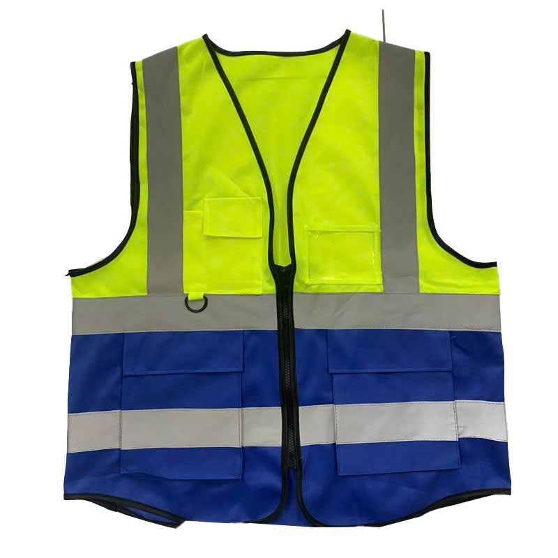 Áo Ghi Lê Phản Quang 4 Túi Vải Poly Cao Cấp