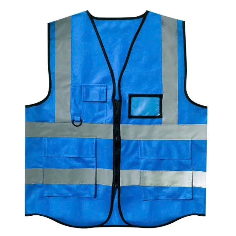 Áo Ghi Lê Phản Quang 4 Túi Vải Poly Cao Cấp